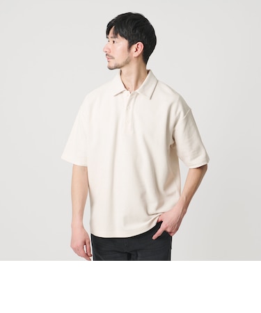 【WEB限定 WARDROBE SMART】エアリー カノコ ポロシャツ	【抗菌防臭・UVカット】