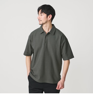 【WEB限定 WARDROBE SMART】エアリー カノコ ポロシャツ	【抗菌防臭・UVカット】