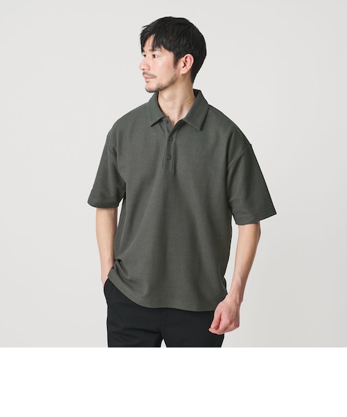 【WEB限定 WARDROBE SMART】エアリー カノコ ポロシャツ	【抗菌防臭・UVカット】