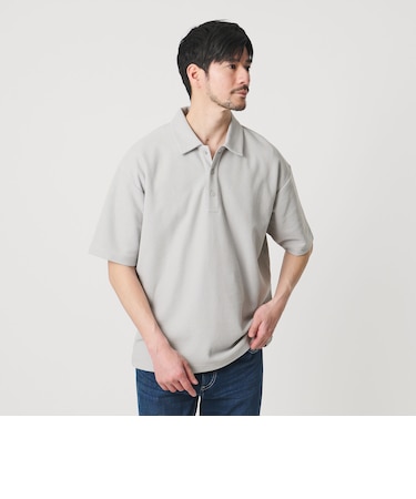 【WEB限定 WARDROBE SMART】エアリー カノコ ポロシャツ	【抗菌防臭・UVカット】