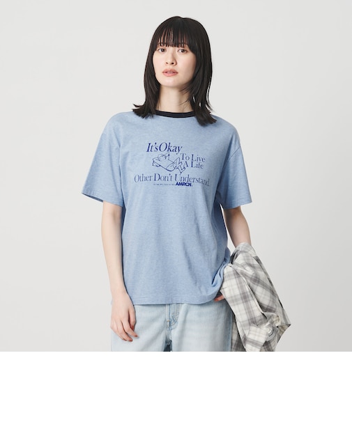 【WEB限定/別注】＜Americana＞リンガーTシャツ