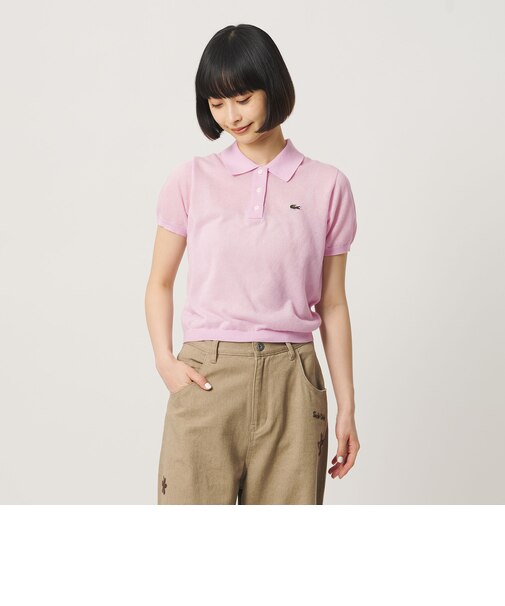 ＜LACOSTE＞ラメニット ポロシャツ