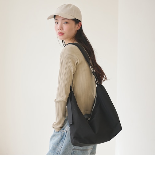 メタル バックル 2WAY ショルダーバッグ