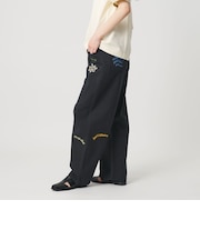 ドローイング エンブロイダリー 5ポケットパンツ