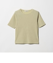 シャーリング コンパクト ボーダー Tシャツ