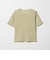シャーリング コンパクト ボーダー Tシャツ