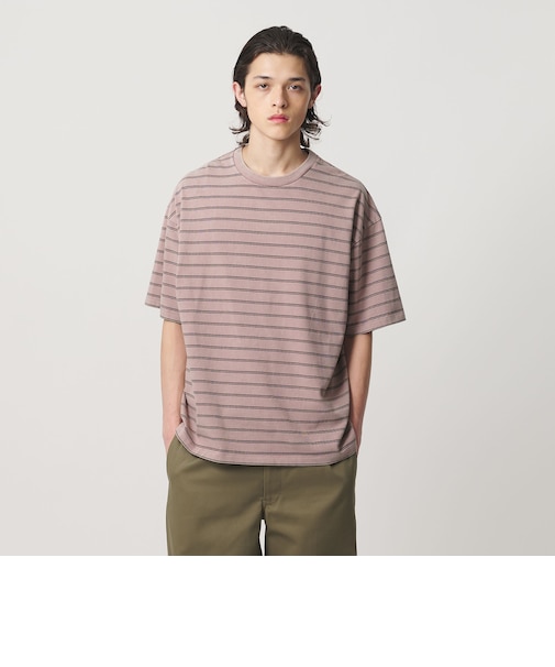ウォッシュド ボーダー Tシャツ