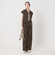【WEB限定 Wardrobe DAILY MINIMAL】オープンカラーシャツ＆イージーパンツ 接触冷感 UVカット はっ水