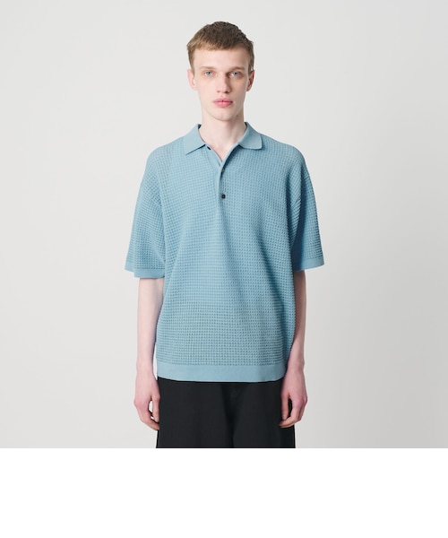 UNITED ARROWS ニットポロシャツ ✴︎未使用 UNITED ARROWS（ユナイテッドアローズ） ポロシャツ ショートスリーブ