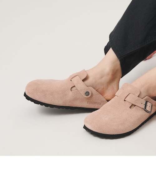 BIRKENSTOCK＞スエード ボストン サンダル｜ビューティー＆ユース