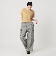 コットン パイルボーダー ショートスリーブ Tシャツ