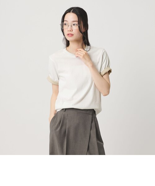 コットン レイヤード クルーネックTシャツ｜ビューティー＆ユース