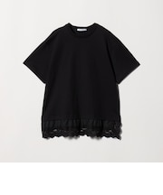レースドッキング ショートスリーブ Tシャツ