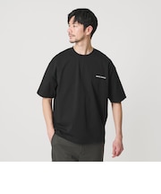 【WEB限定 WARDROBE SMART】リラックステーパード クール Tシャツ【抗菌防臭・接触冷感】