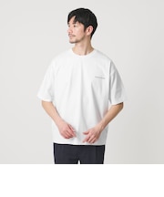 【WEB限定 WARDROBE SMART】リラックステーパード クール Tシャツ【抗菌防臭・接触冷感】