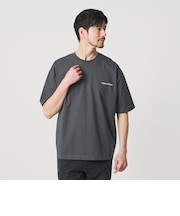 【WEB限定 WARDROBE SMART】リラックステーパード クール Tシャツ【抗菌防臭・接触冷感】