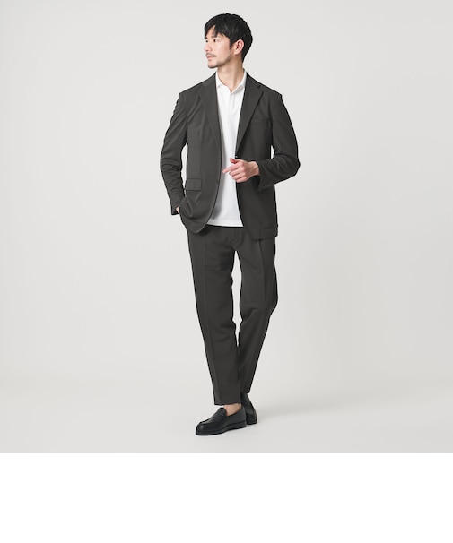 【WEB限定 WARDROBE SMART】エアリーピケ コンフォート セットアップ/ジャケット＆イージー