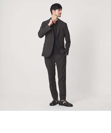 【WEB限定 WARDROBE SMART】ライト シアサッカー セットアップ/ジャケット&イージーパンツ