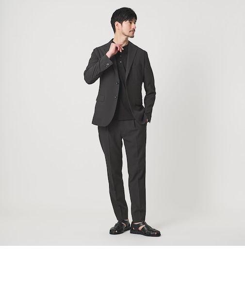 【WEB限定 WARDROBE SMART】ライト シアサッカー セットアップ/ジャケット&イージーパンツ