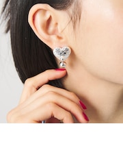 ＜Soierie＞Heart barbell ピアス