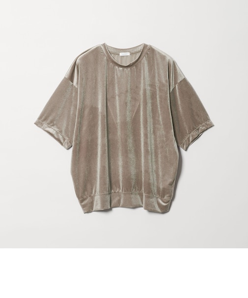 【WEB限定】シアー ベロア スウェット Tシャツ