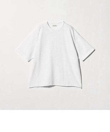 ネップ コットン カットオフ クロップド Tシャツ
