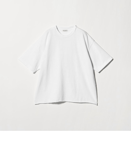 ネップ コットン カットオフ クロップド Tシャツ