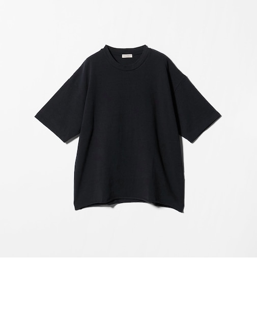 ネップ コットン カットオフ クロップド Tシャツ