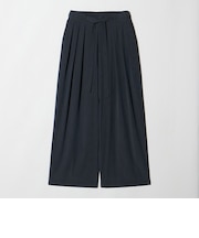セルロースブレンド  ベルトループ ワイドパンツ ウォッシャブル
