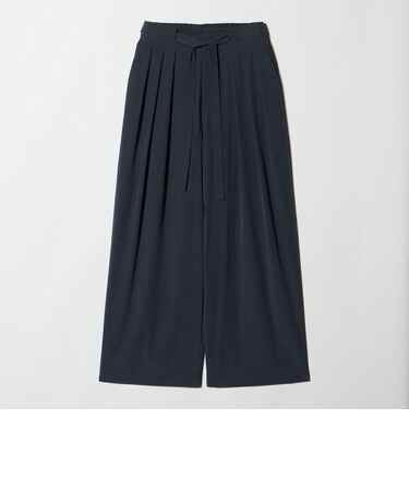 セルロースブレンド  ベルトループ ワイドパンツ ウォッシャブル