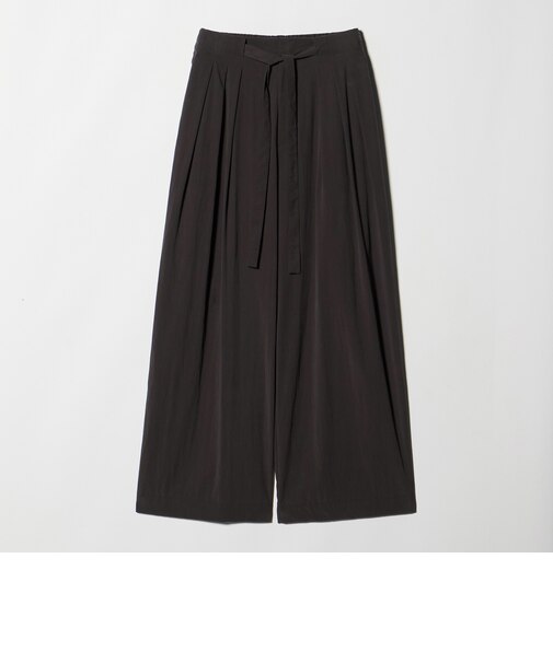 セルロースブレンド  ベルトループ ワイドパンツ ウォッシャブル