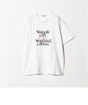 ＜evergreen＞SIMPLICITY プリント Tシャツ