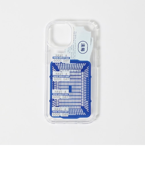 ＜NICE WEATHER＞SHOPPING BASKET PHONE CASE /iPhone 15