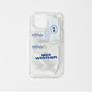 ＜NICE WEATHER＞SHOPPING BAG PHONE CASE 1 /White/iPhone 15