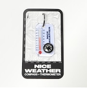 ＜NICE WEATHER＞COMPASS&THERMOMETER キーリング