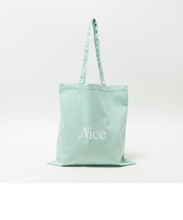 <NICE WEATHER>SIGNATURE ロゴ トートバッグ 3