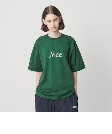 <NICE WEATHER>シグネチャーロゴ Tシャツ