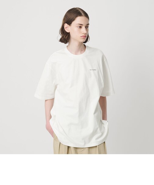 ＜NICE WEATHER＞スモールロゴ  Tシャツ