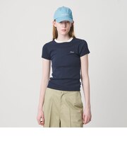 ＜NICE WEATHER＞ロゴ フィットTシャツ