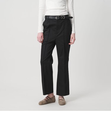 ＜NICE WEATHER＞ピンタック フレアパンツ