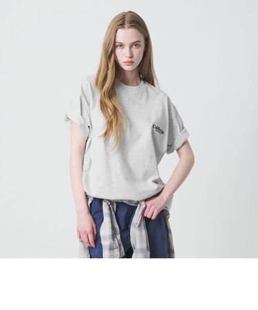 <CGS.>オーガニック コットン クルーネック ロゴ Tシャツ