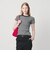 ＜NICE WEATHER＞ロゴ ボーダーフィット Tシャツ