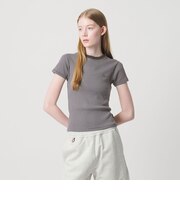 <NICE WEATHER>ロゴ ボーダーフィット Tシャツ