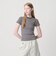 ＜NICE WEATHER＞ロゴ ボーダーフィット Tシャツ