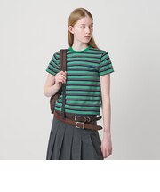 <NICE WEATHER>マルチボーダー ショートスリーブ Tシャツ