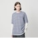 ＜NICE WEATHER＞マルチボーダー ショートスリーブ Tシャツ