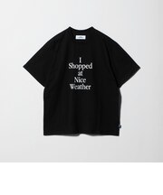 <NICE WEATHER>タイポグラフィ Tシャツ