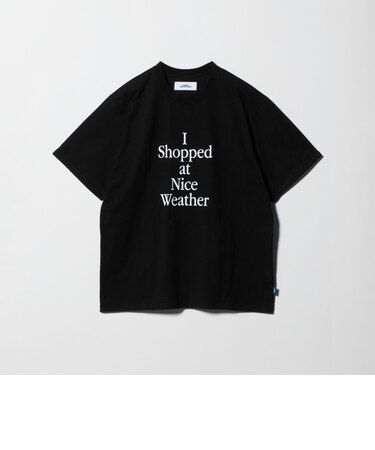 <NICE WEATHER>タイポグラフィ Tシャツ