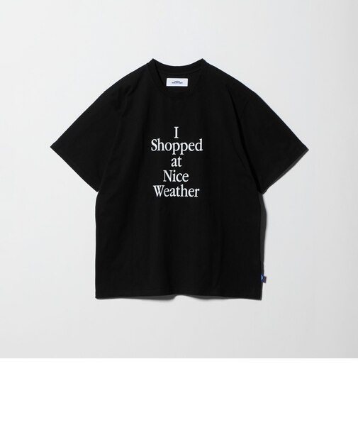 <NICE WEATHER>タイポグラフィ Tシャツ