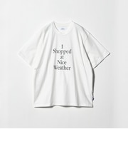 <NICE WEATHER>タイポグラフィ Tシャツ